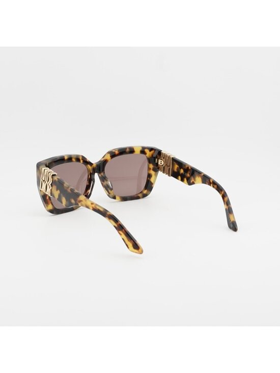 Dior MISSDIOR S2F 26D0 Sunglasses Havana Square Frame, Bordeaux Lenses